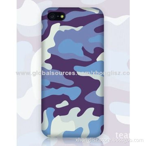 Camo IMD PC printing case for iPhone 5/5S, customized design are welcome